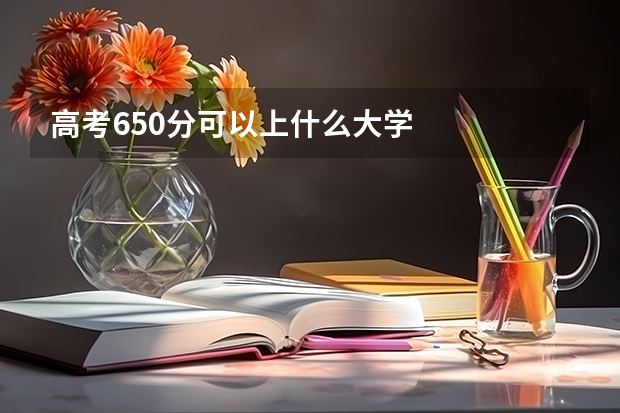 高考650分可以上什么大学