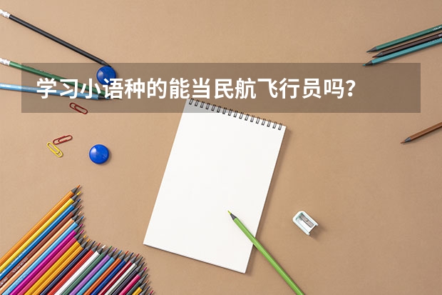 学习小语种的能当民航飞行员吗？