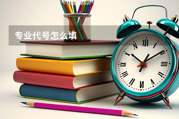 专业代号怎么填