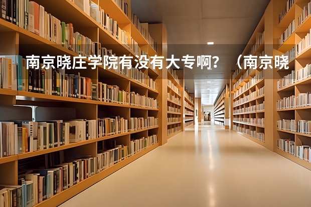 南京晓庄学院有没有大专啊？（南京晓庄学院录取分数线）