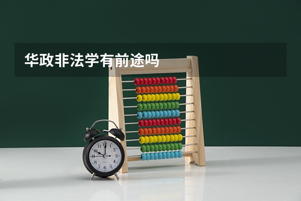华政非法学有前途吗