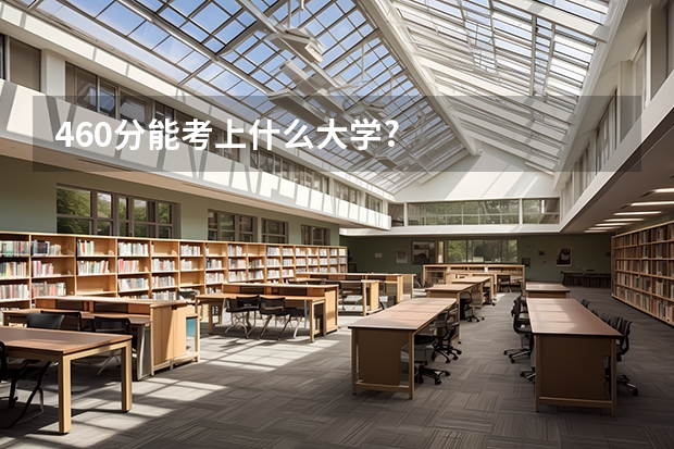 460分能考上什么大学?