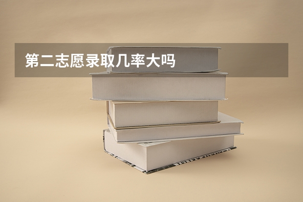 第二志愿录取几率大吗