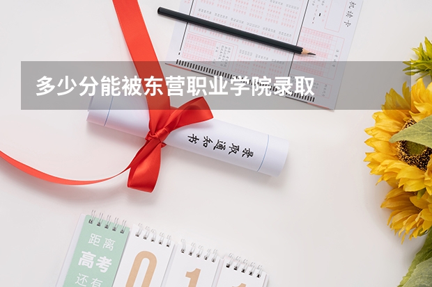 多少分能被东营职业学院录取