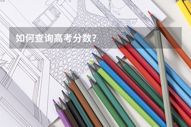 如何查询高考分数？