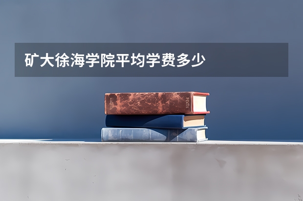 矿大徐海学院平均学费多少