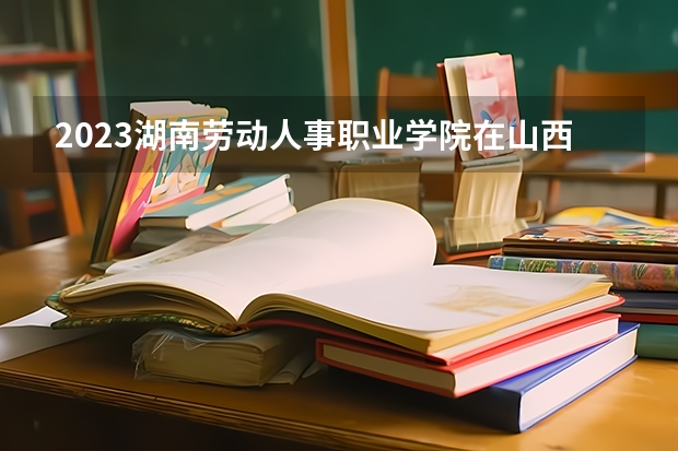 2023湖南劳动人事职业学院在山西招生多少人