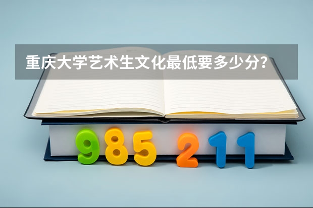 重庆大学艺术生文化最低要多少分？