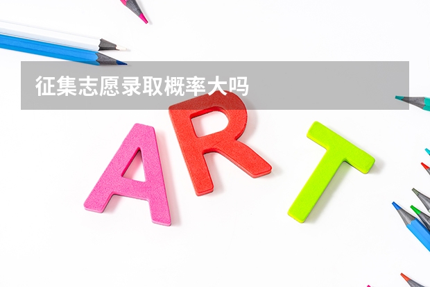 征集志愿录取概率大吗