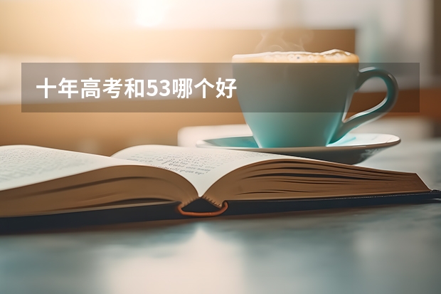 十年高考和53哪个好