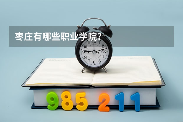枣庄有哪些职业学院?