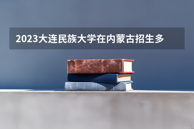 2023大连民族大学在内蒙古招生多少人