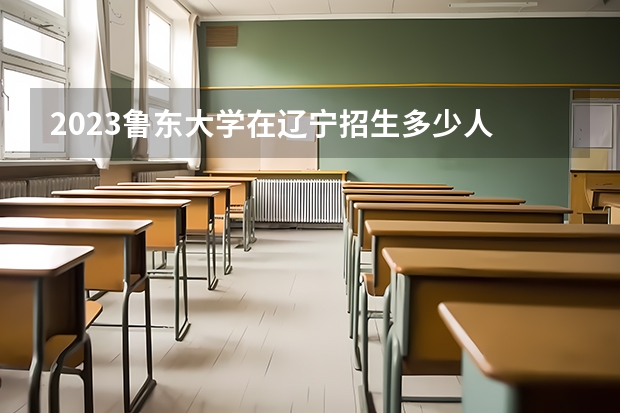 2023鲁东大学在辽宁招生多少人