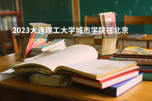 2023大连理工大学城市学院在北京招生多少人