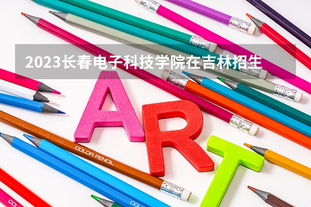 2023长春电子科技学院在吉林招生多少人