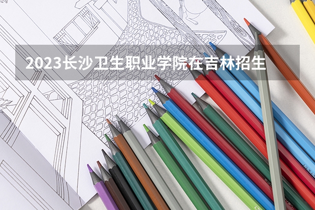 2023长沙卫生职业学院在吉林招生多少人