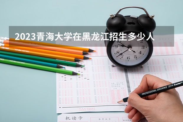 2023青海大学在黑龙江招生多少人