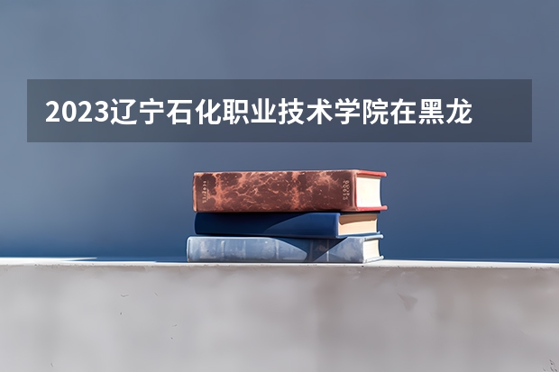 2023辽宁石化职业技术学院在黑龙江招生多少人