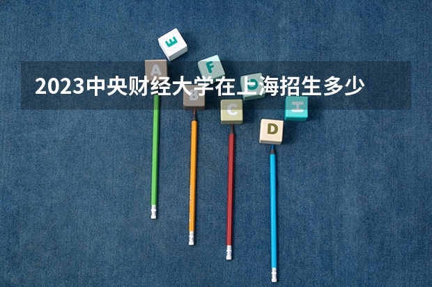 2023中央财经大学在上海招生多少人