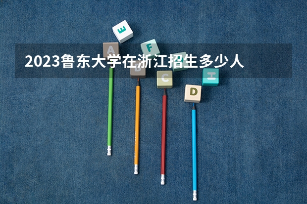 2023鲁东大学在浙江招生多少人