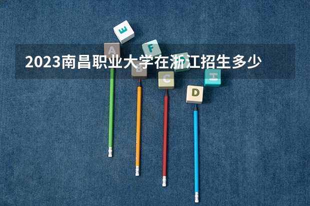 2023南昌职业大学在浙江招生多少人