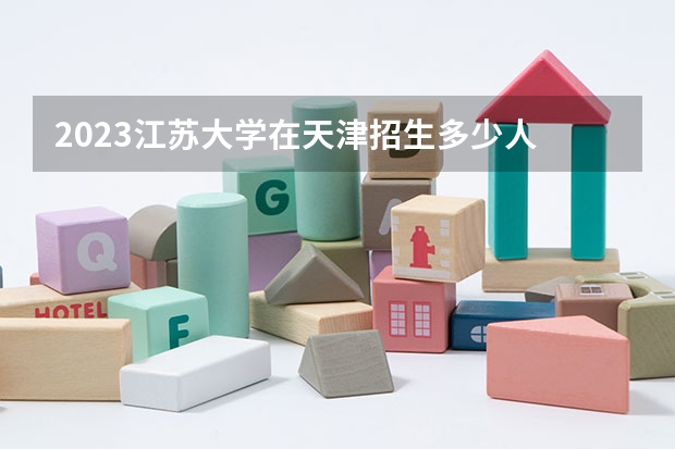 2023江苏大学在天津招生多少人
