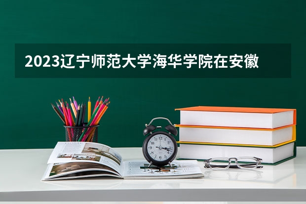 2023辽宁师范大学海华学院在安徽招生多少人