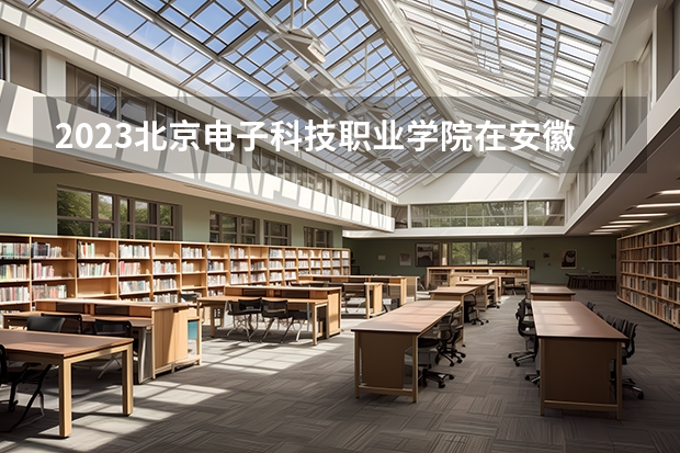 2023北京电子科技职业学院在安徽招生多少人