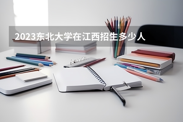 2023东北大学在江西招生多少人