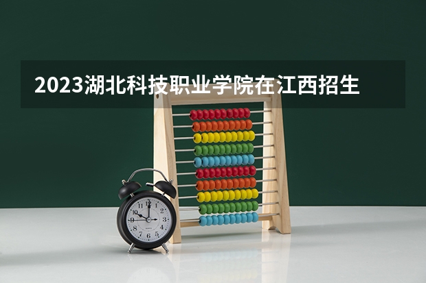 2023湖北科技职业学院在江西招生多少人