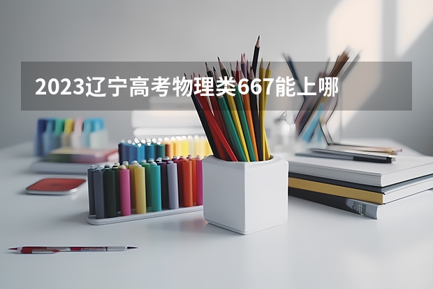 2023辽宁高考物理类667能上哪些大学 