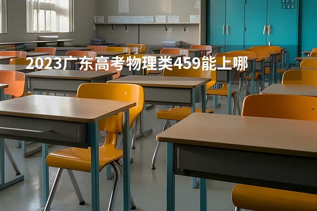 2023广东高考物理类459能上哪些大学 