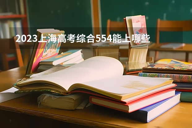 2023上海高考综合554能上哪些大学 