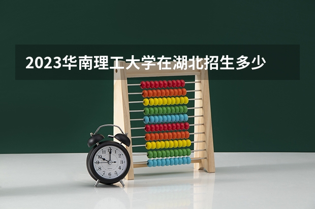 2023华南理工大学在湖北招生多少人