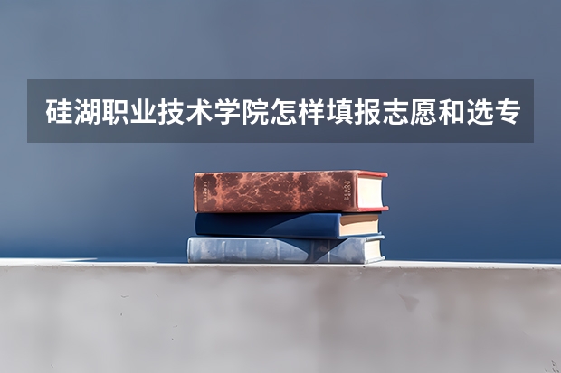 硅湖职业技术学院怎样填报志愿和选专业？