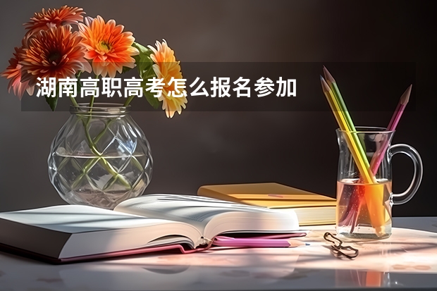 湖南高职高考怎么报名参加