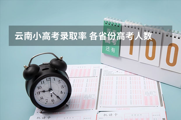 云南小高考录取率 各省份高考人数
