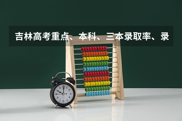 吉林高考重点、本科、三本录取率、录取人数各增加多少