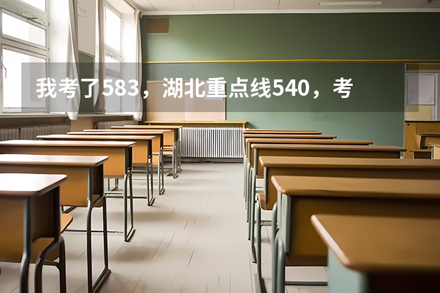 我考了583，湖北重点线540，考湖南大学建筑学有把握吗？
