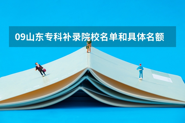 09山东专科补录院校名单和具体名额出来了么？我分不够了  麻烦大家帮我看下 我用的手机 没发查 公办补录学校名单专科