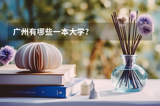 广州有哪些一本大学？