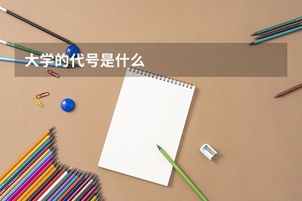 大学的代号是什么
