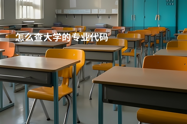 怎么查大学的专业代码
