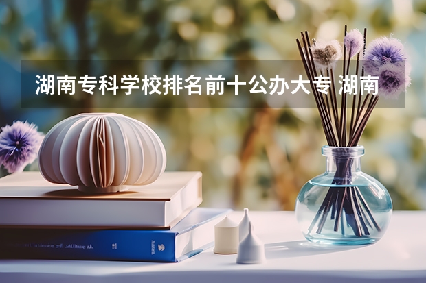 湖南专科学校排名前十公办大专 湖南十大专科学校