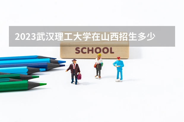 2023武汉理工大学在山西招生多少人