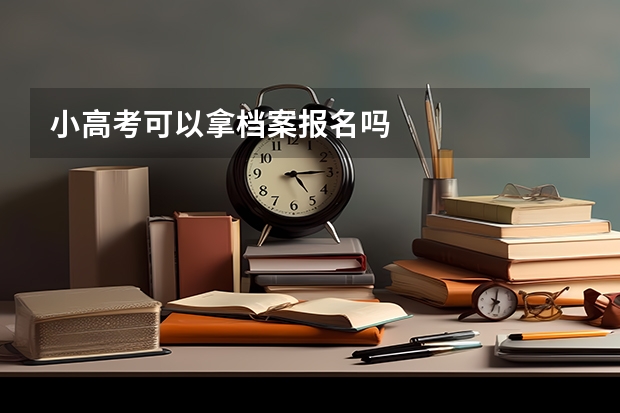 小高考可以拿档案报名吗