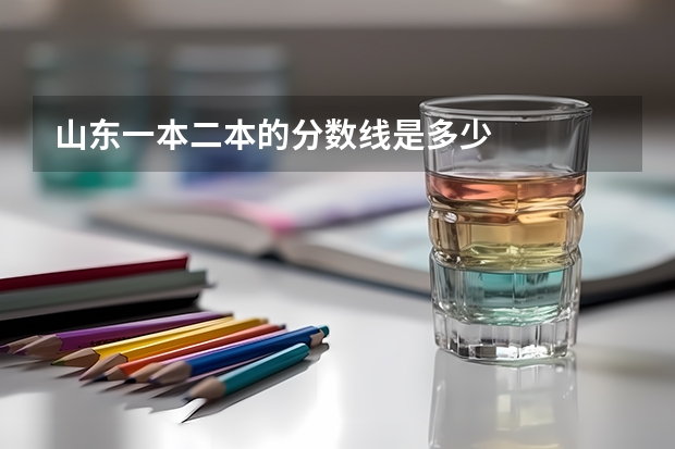 山东一本二本的分数线是多少