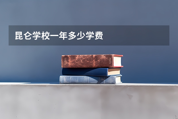昆仑学校一年多少学费