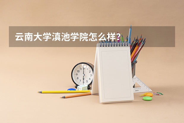 云南大学滇池学院怎么样？