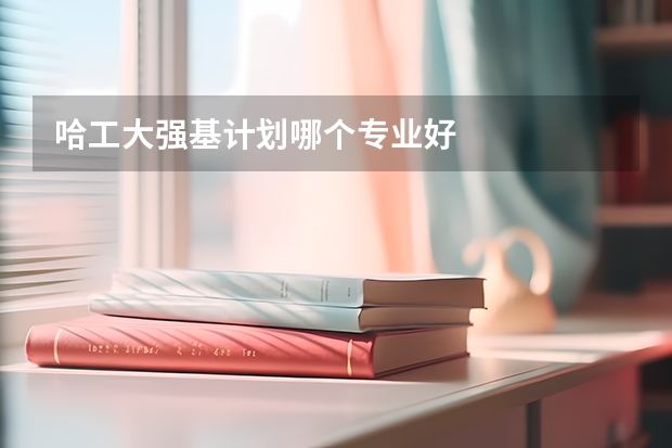 哈工大强基计划哪个专业好